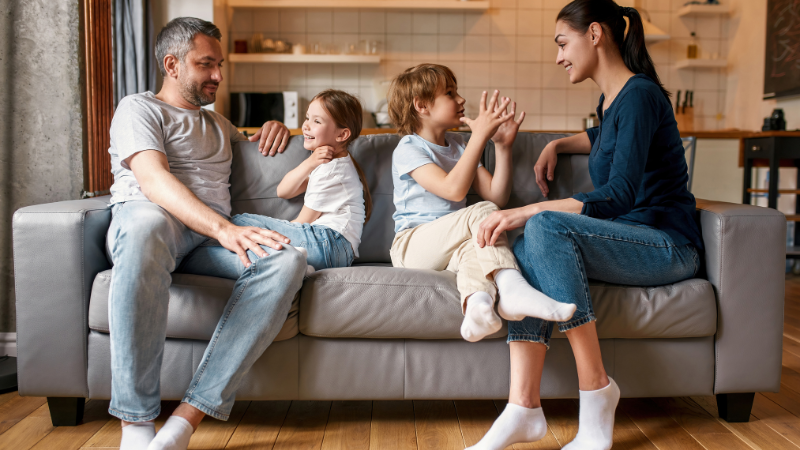 parents with children